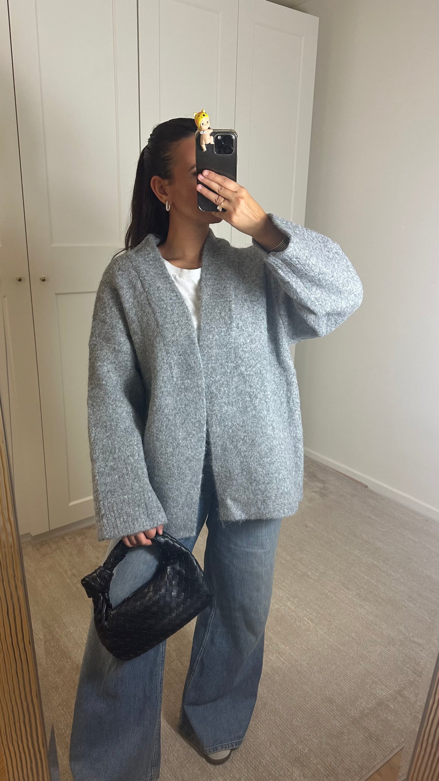 Cardigan Gris