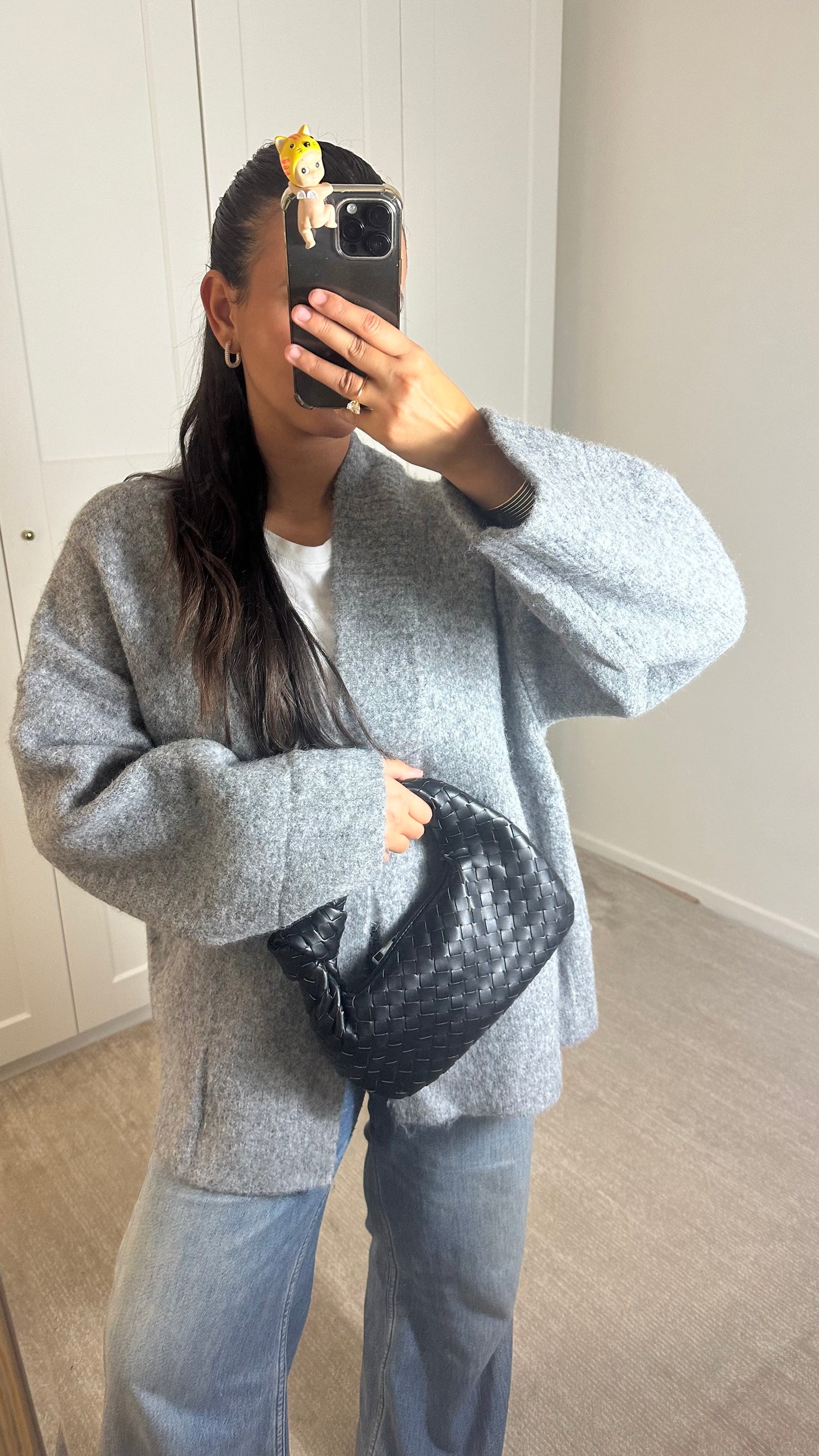 Cardigan Gris
