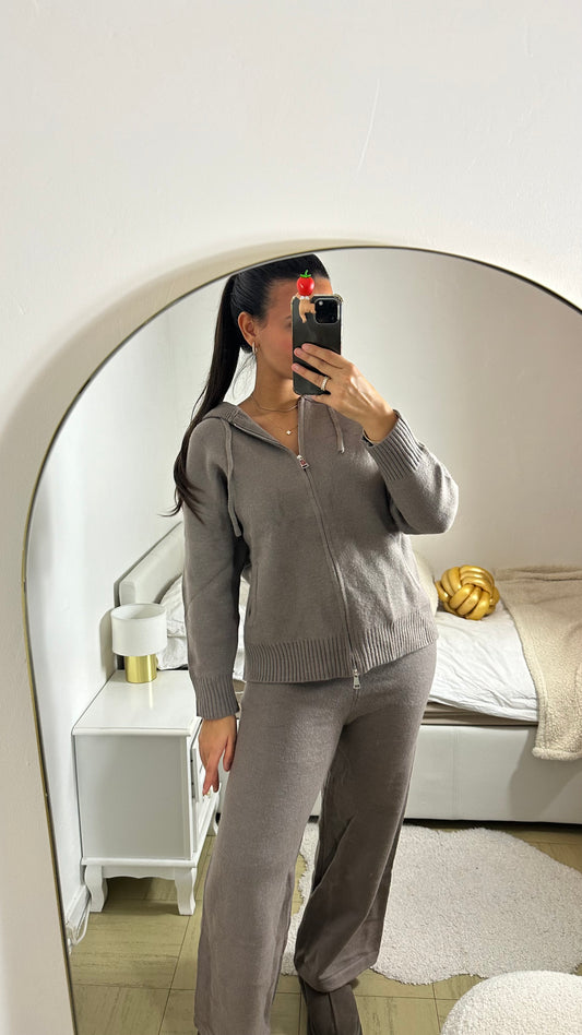 Ensemble maille taupe 🧸