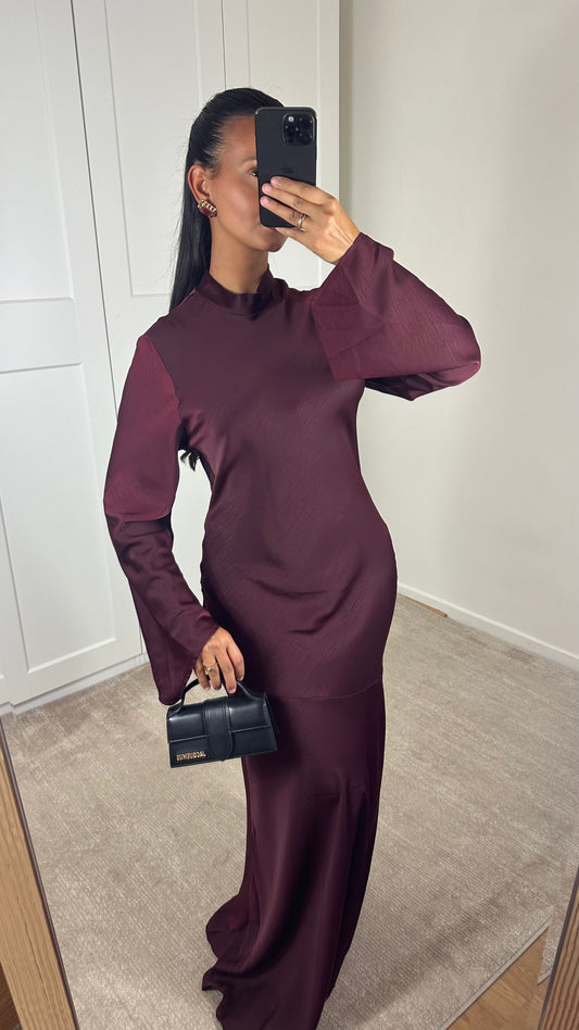 Robe Lila Bordeau
